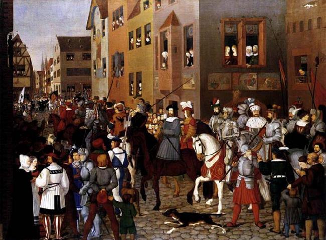 Franz Pforr The Entry of Emperor Rudolf of Habsburg into Basle